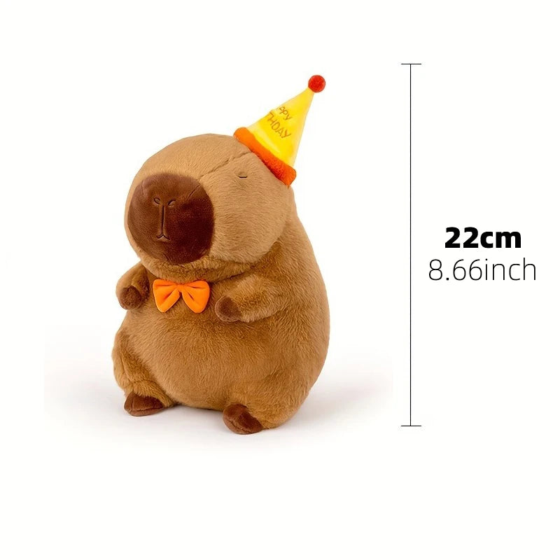 23cm capivara simulação de pelúcia capibara anime brinquedo fofo boneca bonit